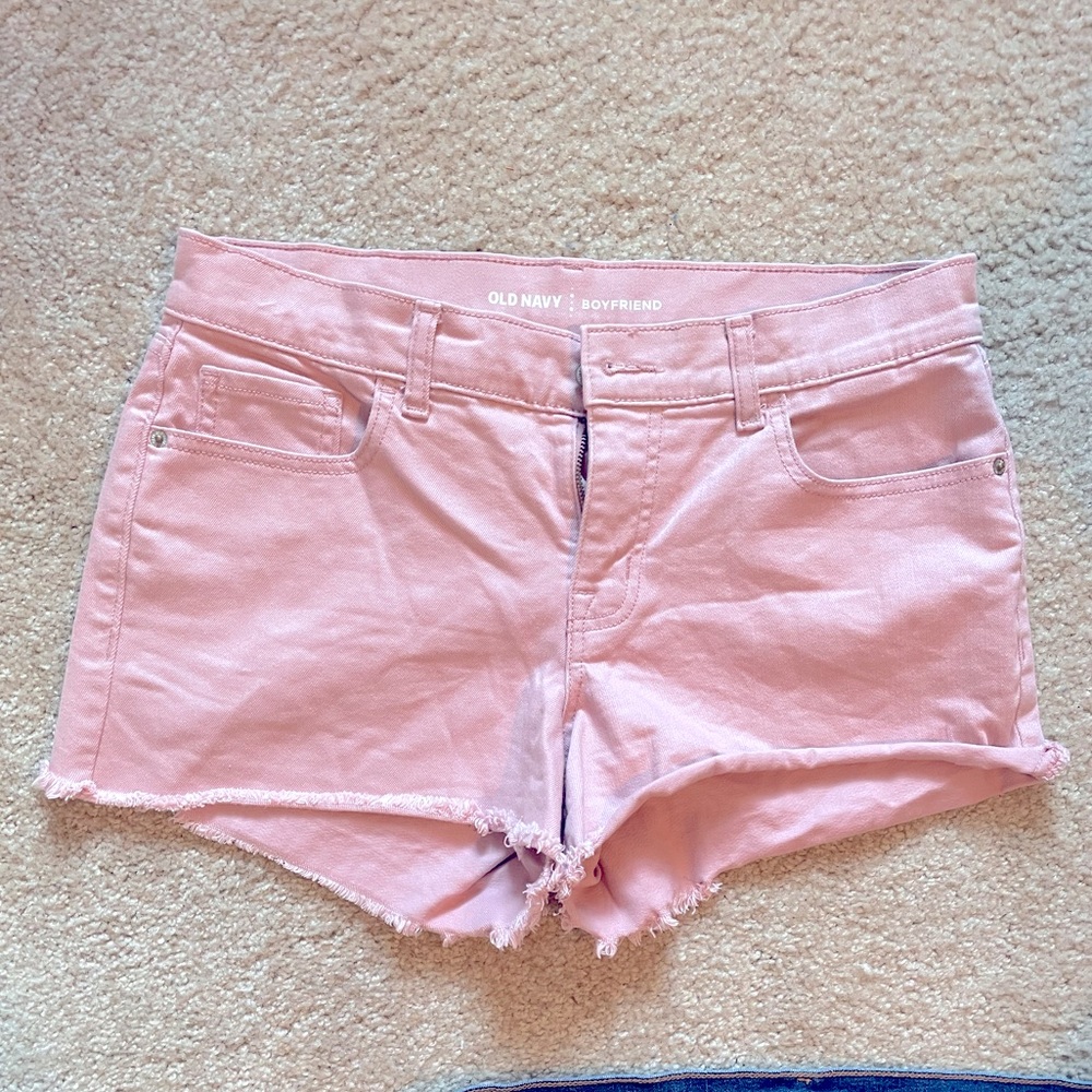 Old Navy Dusty Rose Boyfriend Shorts